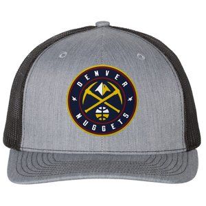 Denver Nuggets 3D Snapback Trucker Hat- Heather Grey/ Black